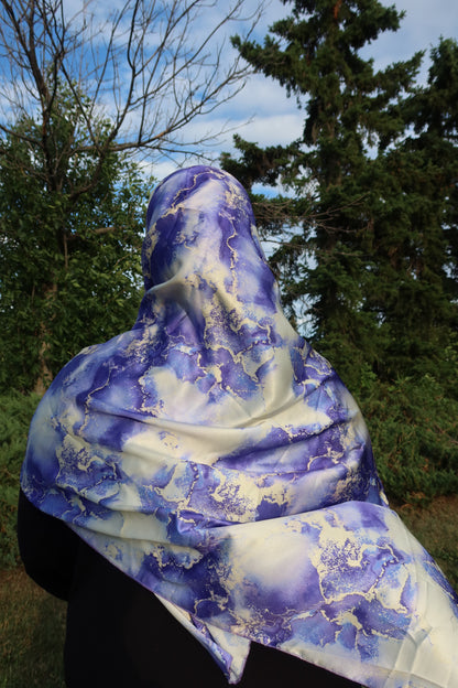 Violet Splash Hijab