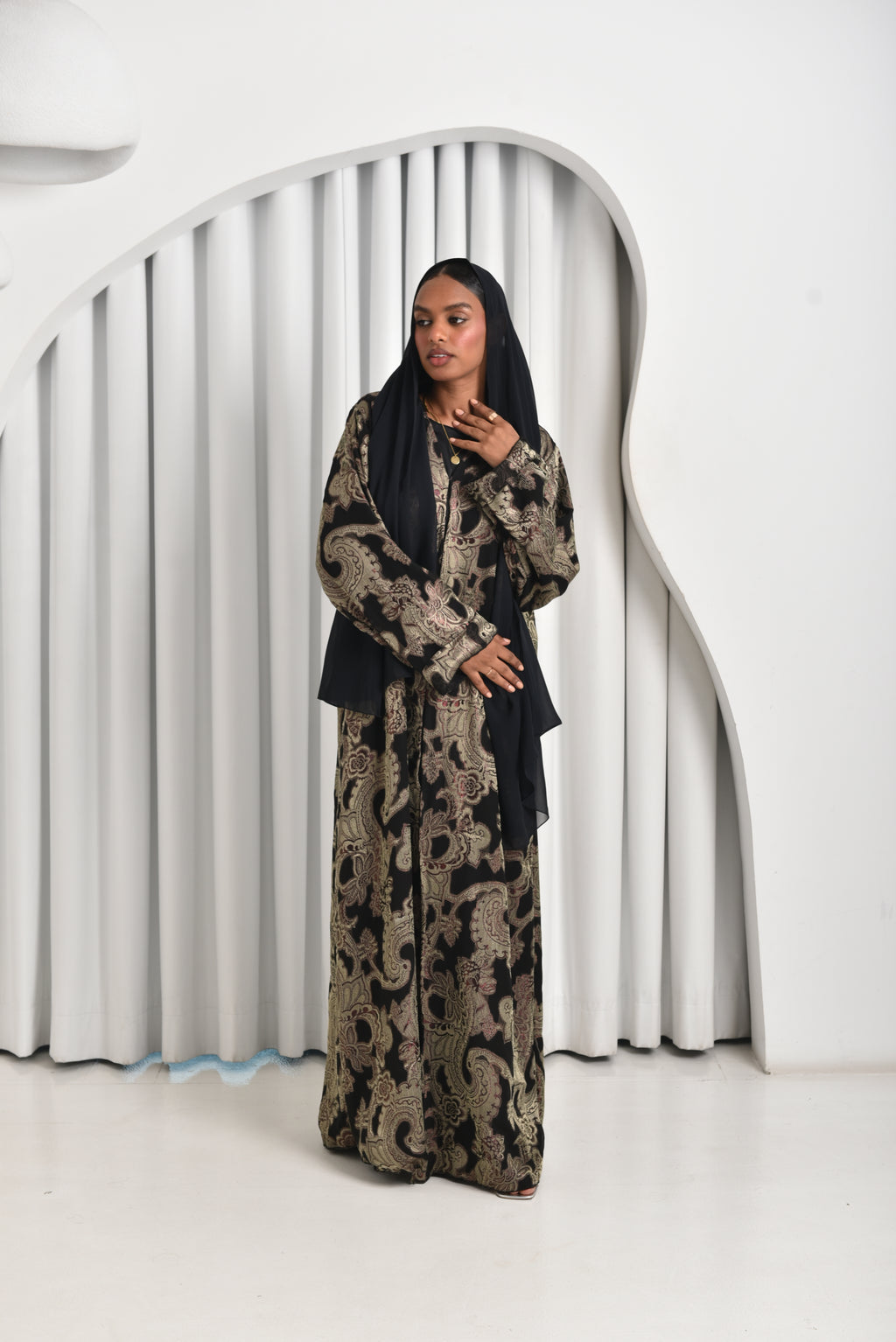 Paisley Abaya Set