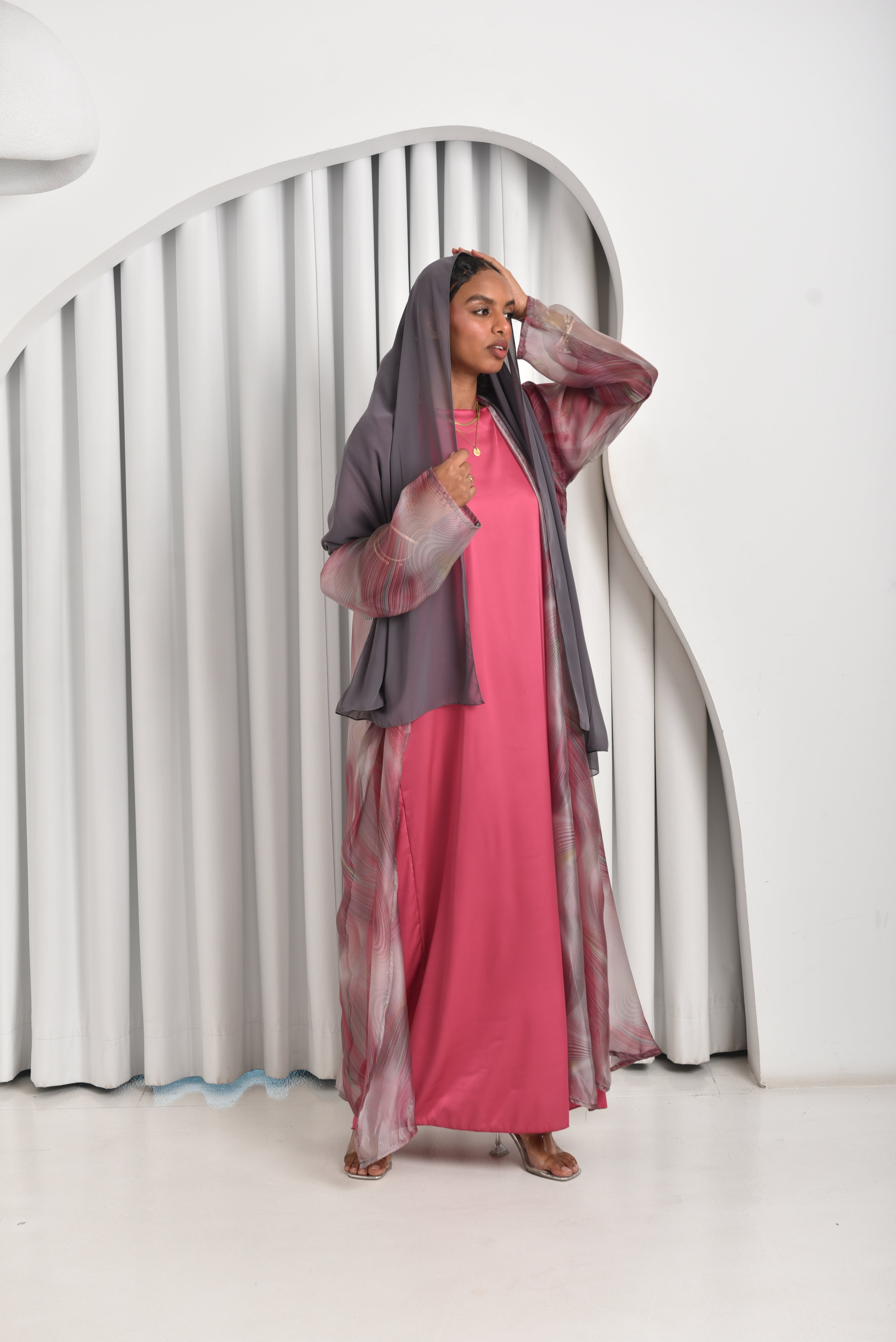 Rose Quartz Abaya Set