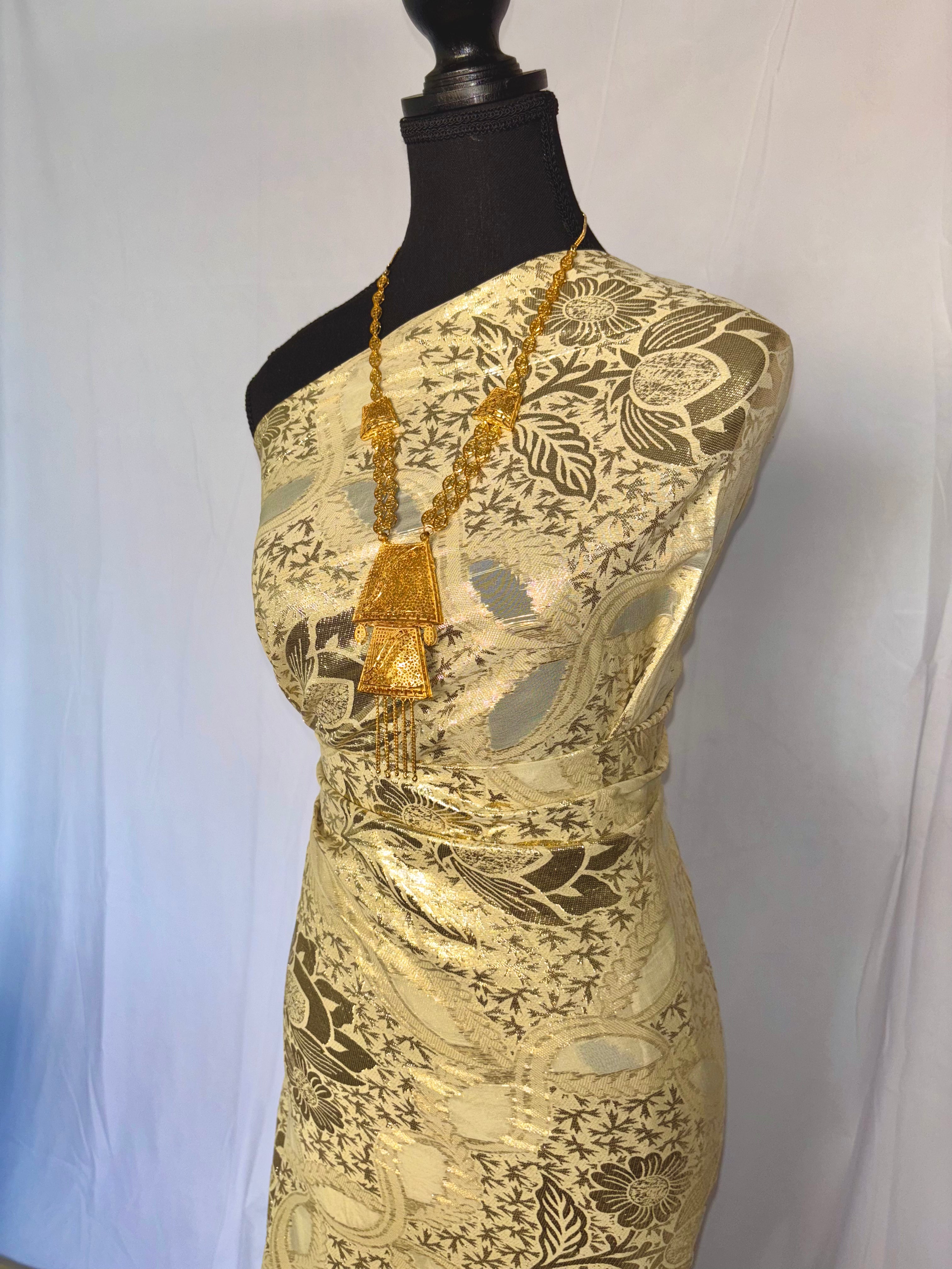 Gold Floral Dirac Set